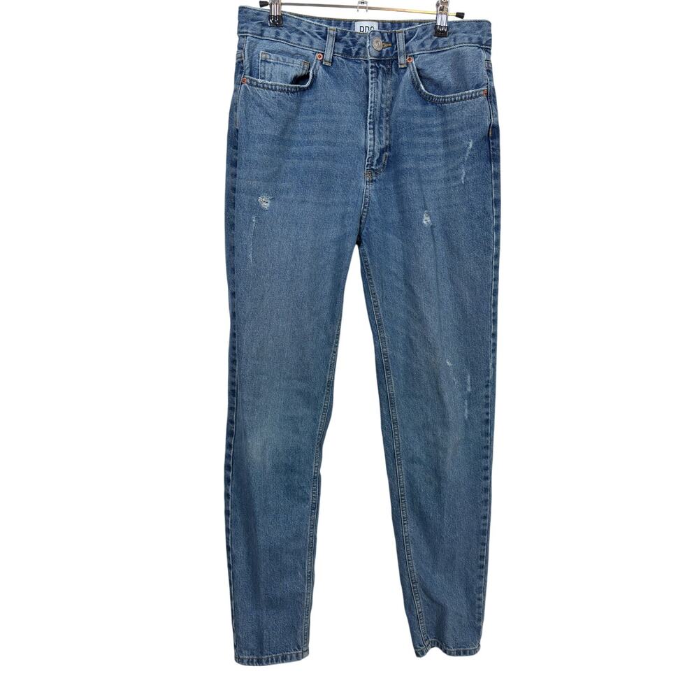 Urban Outfitters BDG Mom Jeans Womens 27 Blue High Rise Distressed Tapered